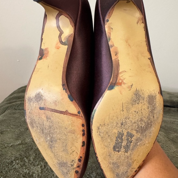 Robin Elliott Burgundy Sequin Cocktail Dress with Matching Shawl & Shoes Size 10 - Picture 14 of 14